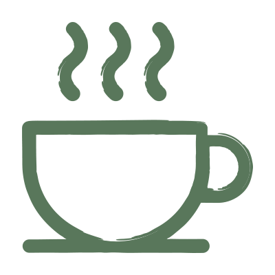 Kaffeemaschine und Tee auf den Zimmern